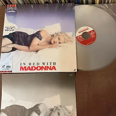 MADONNA In Bed With Madonna JAPAN Laser Disc LD TOLW-3095 W/ OBI + INSERT Sticky • $49.99