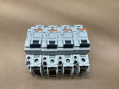 Lot Of 4 Merlin Gerin Circuit Breaker C3A 1-Pole 60104 Multi9 3A C60 #2195FMLPT4 • $24.99