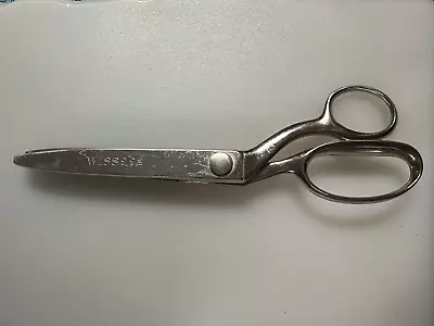 Vintage WISS CC9 Pinking Shears Scissors Chrome Heavy Duty 8 3/4” Excellent • $3