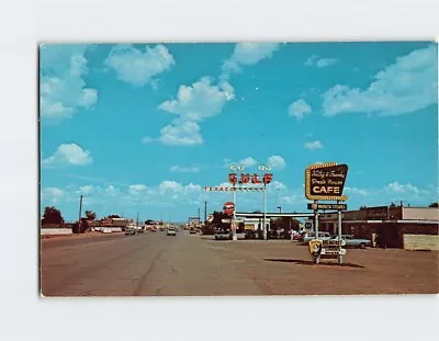 Postcard Highway Thru City Van Horn Texas USA • $4.99