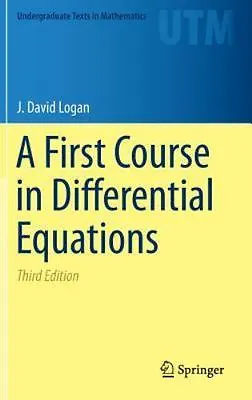 $37.29 • Buy A First Course In Differential Equations [Undergraduate Texts In Mathematics]