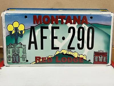 Red Lodge Montana License Plate • $9