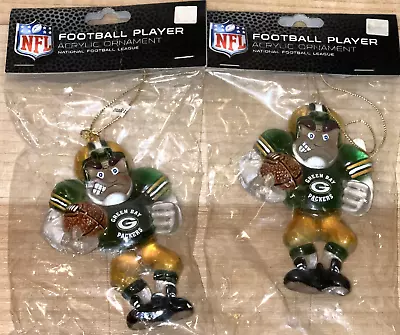 Green Bay Packers Football NFL Player Ornament Licensed Christmas Holiday LOT • $19.99