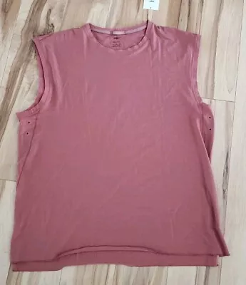 NEW Nike Yoga Dri-Fit Sleeveless Tank Top Shirt Rose Red Mens Sz L DM7823-668 • $25