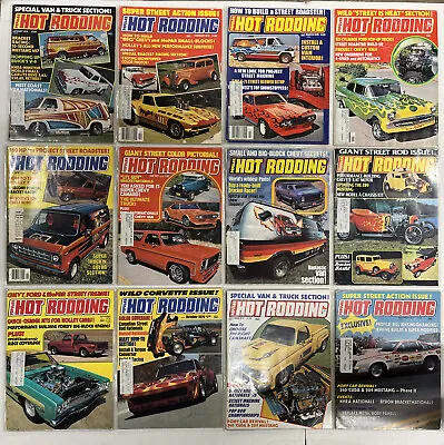 1976 Popular Hot Rodding Magazine Complete Year Hot Rod Rat Rods Chevy Ford Vw • $44.98