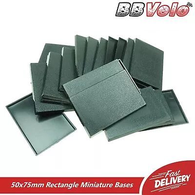 50x75mm  75x50 Rectangle Model Bases Warhammer The Old World AoS Games Workshop • £4.99