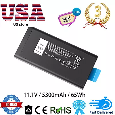 4XKN5 Battery For Latitude 5404 7404 14 Rugged 7404 5404 Series CJ2K1 X8VWF 65Wh • $39.99