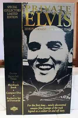 Elvis Presley CD Box- Private Elvis: Elvis In Germany~The Missing Years-Oversize • $29.99