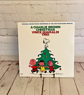 A Charlie Brown Christmas Vince Guaraldi Trio Green Vinyl Record 12  33rpm • $35