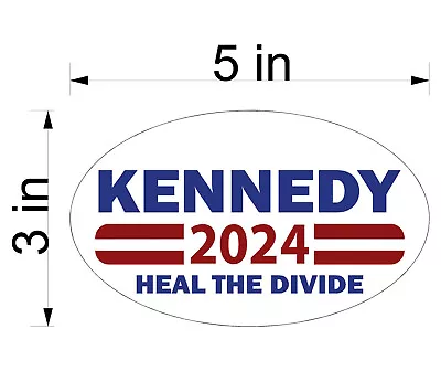 Kennedy Sticker 2024 Presidential President Decal Window Bumper Sticker - Heal • $2.99