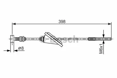 Bosch 1 987 477 985 Cable Parking Brake For Toyota • $9.29