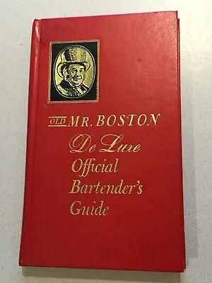 1965 Old Mr. Boston De Luxe Official Bartender's Guide W/ Extra Recipes • $14.99