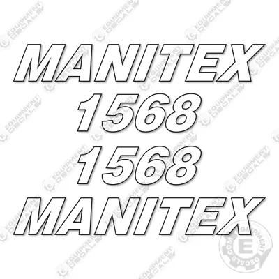 Fits Manitex 1568 Decal Kit Industrial Crane - 7 YEAR OUTDOOR 3M VINYL! • $144.95