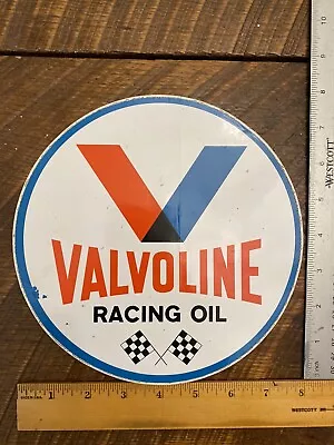 Vintage Valvoline Racing Oil Decal Sticker Retro 8” NOS Advertisement Car Shop  • $6.99