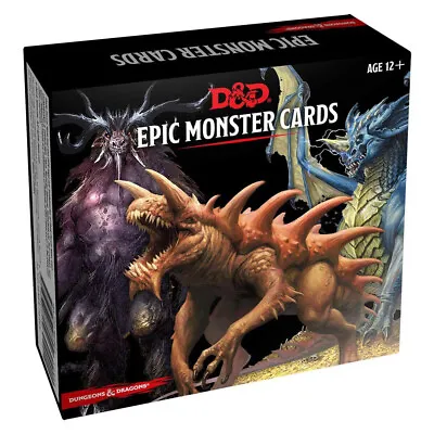 $54.95 • Buy Dungeons & Dragons Epic Monster Cards