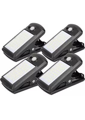 SOLAR LIGHTS Motion Sensor Clip On Light Waterproof Wireless 4 Pack MORESTAR • $29.90