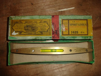 £25 • Buy Vintage NOS John Rabone & Sons No. 1625 8  Spirit Level In Original Box