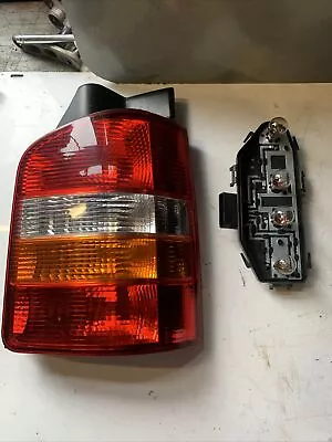 Vw Transporter  T5  Rear Right Side Tail Light  With Blub Holder 7h0945096k • $43.58