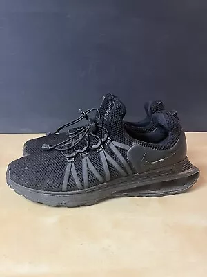 2018 Nike Shox Gravity Size 10 Men Running Shoes Ar1999-001. Triple Black • $49.99