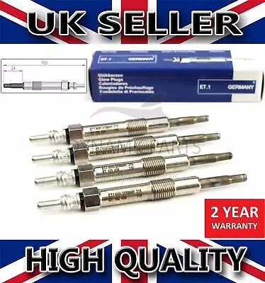 £17.52 • Buy 4x For Astra G H Vectra C Signum Zafira 1.9 Cdti Heater Glow Plugs 46754154 