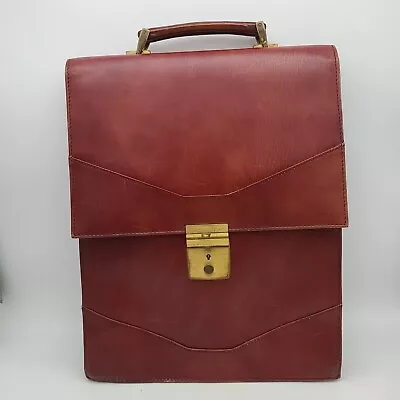 Bally Italy Leather Portfolio Messenger Shoulder Bag Vintage • $256.93