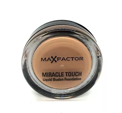 Miracle Touch By Max Factor 11.5 G Liquid Illusion Foundation 85 Caramel R23 • $11.99