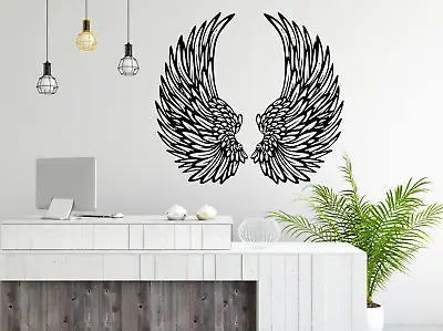 £17.99 • Buy Beautiful Stunning Angel Wings Vinyl Wall Art Decal Sticker Transfer Crafts O98