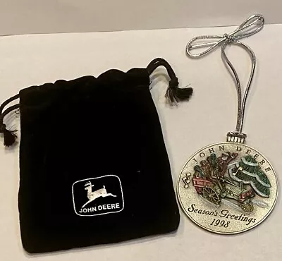 1998 John Deere Pewter Christmas Ornament - #3 In Series Featuring  Model G  • $59.99