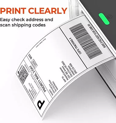 500-5000 4 X 6  Fanfold Direct Thermal Shipping Labels For Zebra Rollo Printer • $23.99