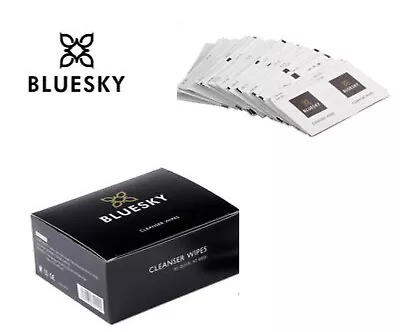 Bluesky Gel Cleanser Wipes Uv Remove Sticky Residue Nail 75% Isopropyl Alcohol • £3.09