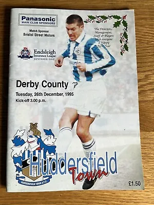 £1 • Buy Huddersfield Town Vs Derby County Programme - 1995/96