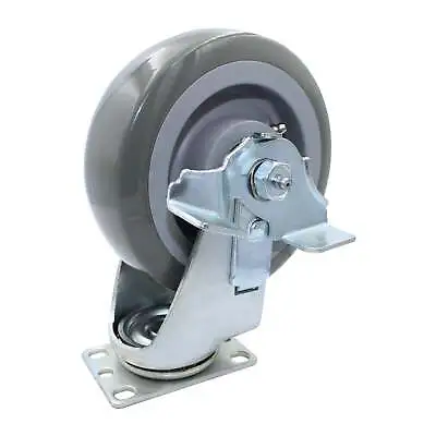 SNAP-LOC 300 Lb 6 Inch Caster Wheel Air Pneumatic Rubber Swivel • $32.99