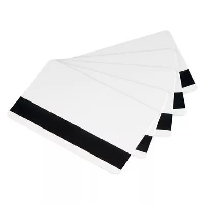 Premium White Blank CR80 30 Mil PVC Cards With High Coercivity Mag Stripe- 50... • $62.90