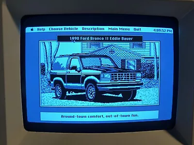 Vintage 800K 1990 Ford Simulator 2 Macintosh 512ke Plus SE SE-FDHD SE/30 Classic • £9.64