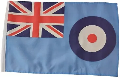 RAF Ensign Flag 18  X 12  Treehouse Courtesy Caravan Sleeved Flags FREE UK P&p! • £4.99