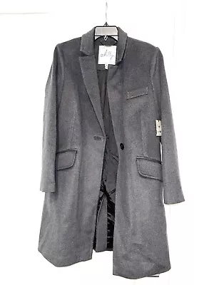 Milly New York Gray Wool Women's Coat Size 12 Nwt • $119.99