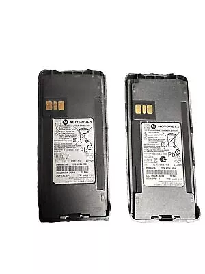 2x Oem Used Motorola PMNN4476A 1750 Mah Li-Ion Battery For CP185 DATED 2022 • $54