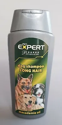 Dog Long Hair Macadamia Oil Shampoo 300ml York Labrador Washing Terrier Poodle • £5.99