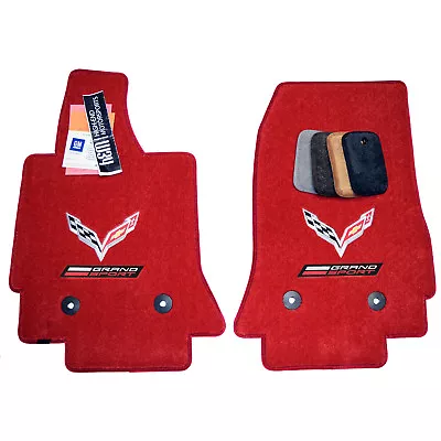 $182.99 • Buy NEW Chevrolet Corvette C7 Floor Mats Adrenaline Red Flags & Grand Sport Premium