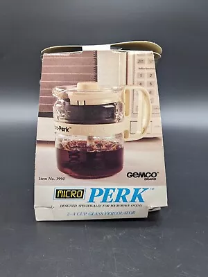 Gemco Micro Perk Coffee Percolator NOS 2 To 4 Cup • $29.99