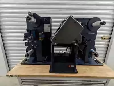 LABEL BUSINESS EQUIPMENT: DPR Virgo Label Finisher AND FREE Label Printer • $9500