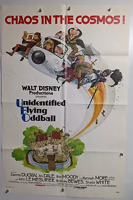  Unidentified Flying Oddball  27x41 Original Vintage 1979 Movie Poster • $18.85