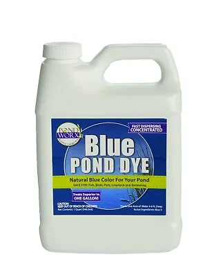 Pondworx Lake And Pond Dye - Ultra Concentrated - 1 Quart Treats 1 Acre • $23.95