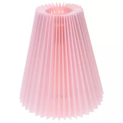 Pleated Lamp Shade Mushroom Lamp Shade Fabric Shade For Table/Floor Lamp • £12.28