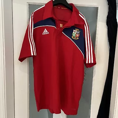 £8 • Buy 2009 British & Irish Lions Tour South Africa Rugby Polo Shirt Adidas Size XL.