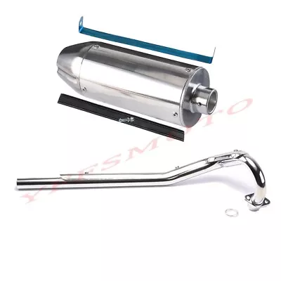 28mm Exhaust Pipe Muffler For Motorcycle CL70 CRF50F CRF70 Z50R Honda Apollo SSR • $75.09