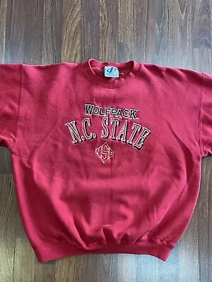 $25 • Buy Vintage Logo Athletics  Nc State Wolfpack Sweatshirt