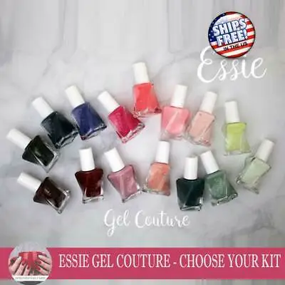 Essie Gel Couture Gelcouture - PLANTINUM TOP COAT + COLOR - CHOOSE YOUR KIT • $19.99