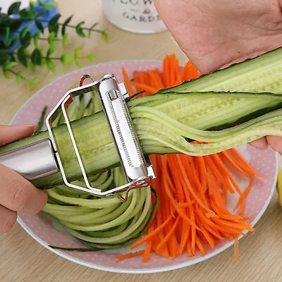 Cutting Vegetable Potato Peeler Carrot Grater Julienne Cutter Parer Slicer • £2.46