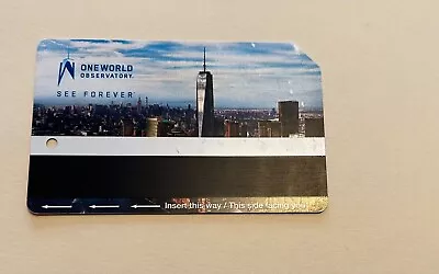 Metrocard One World Observatory World Trade Center  • $2.50